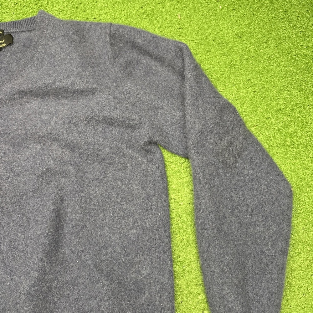 Pronto Uomo Cotton Cashmere Sweater Mens Long Sleeve V Neck Size M/S - Picture 6 of 13